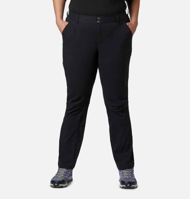 Columbia Saturday Trail Stretch Bukse Dame Svarte | Plus Size 45867I